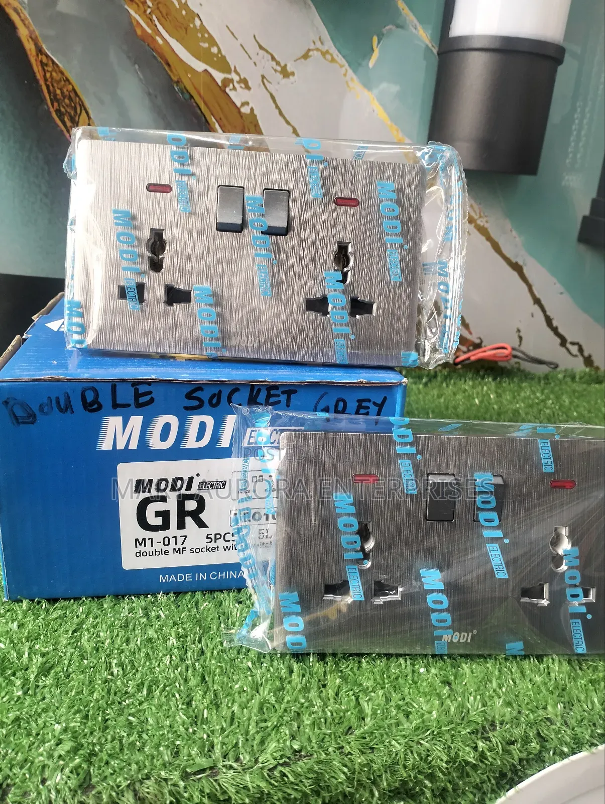 13amps Twin Socket (Grey)