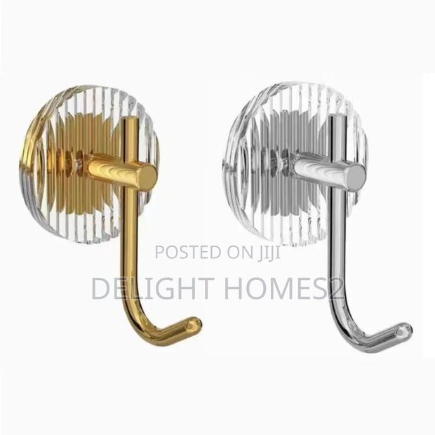 2pcs No Drilling Light Luxury Wall Hook_cu