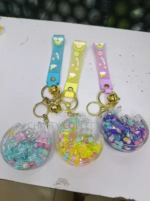 Moon Silicone Keychains Keyholders