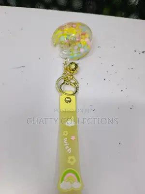 Moon Silicone Keychains Keyholders