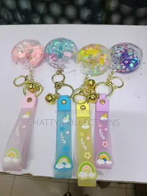 Moon Silicone Keychains Keyholders