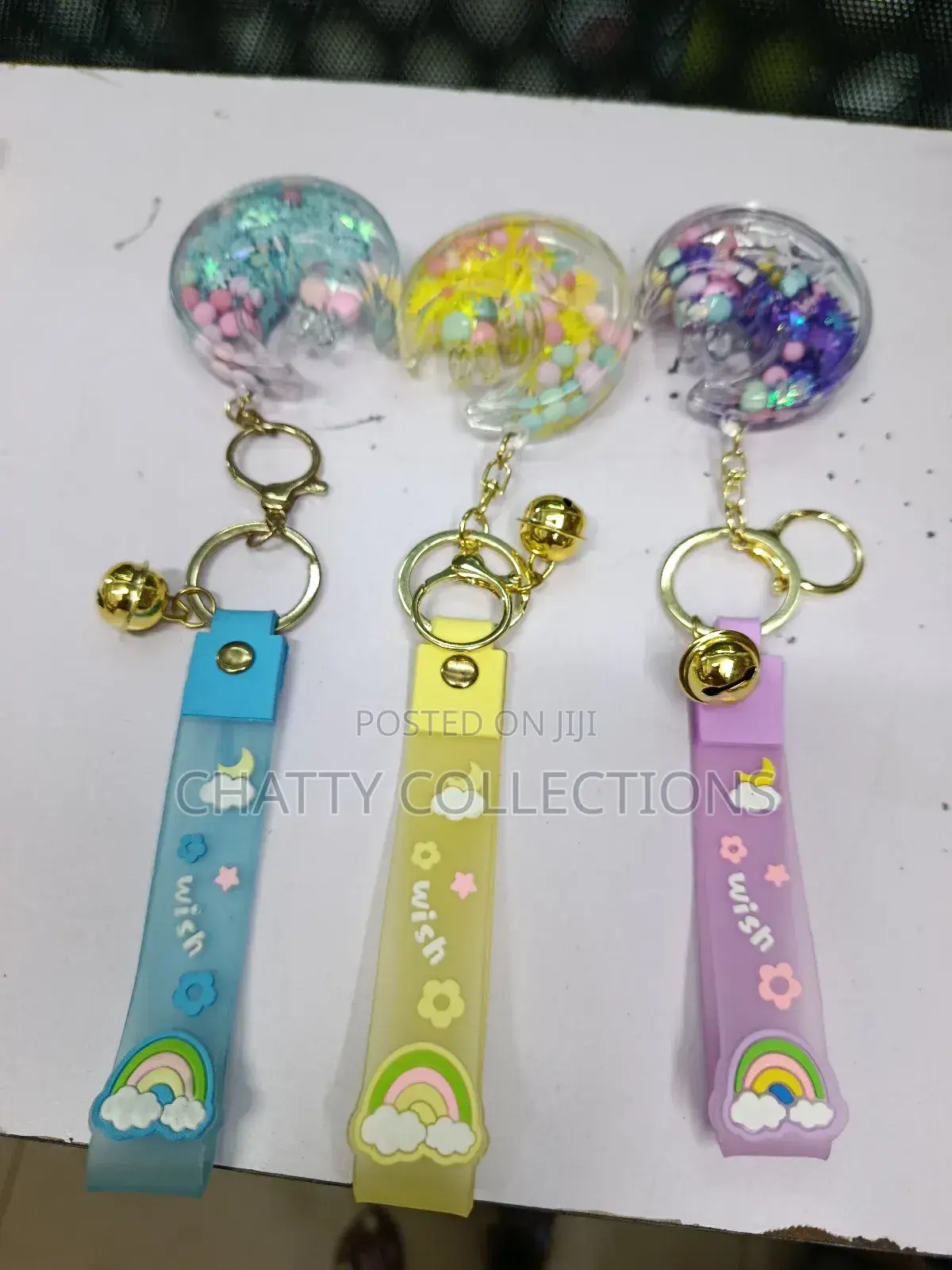 Moon Silicone Keychains Keyholders