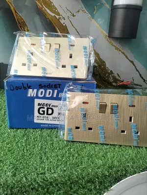 13amps Twin Socket (Gold)