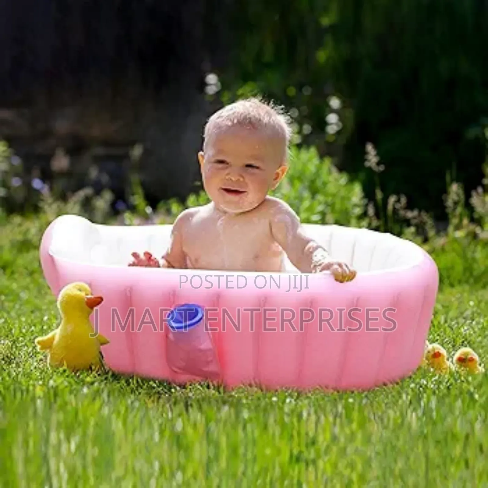 Inflatable Baby Bath Tub With Air Pump, Portable Bath