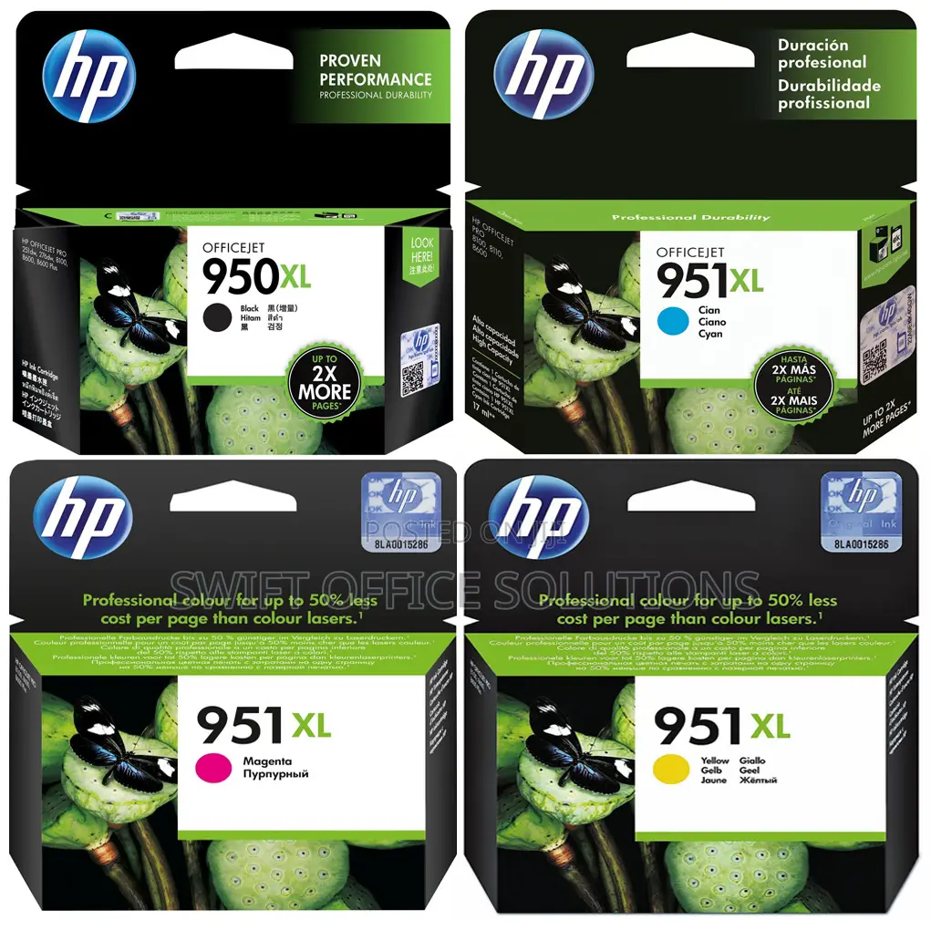 Hp 950xl Black/951xl Color