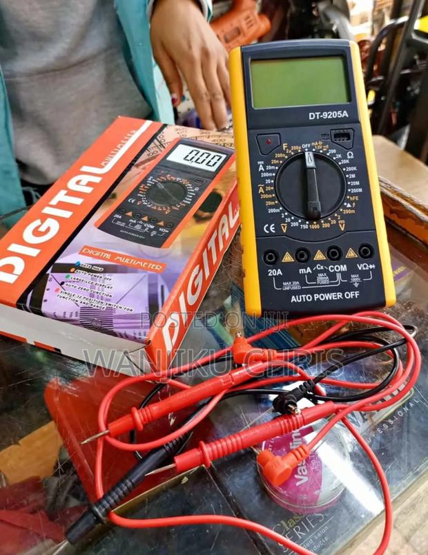 Digital Multimeter/Dt9205a Multimeter With LCD - main view