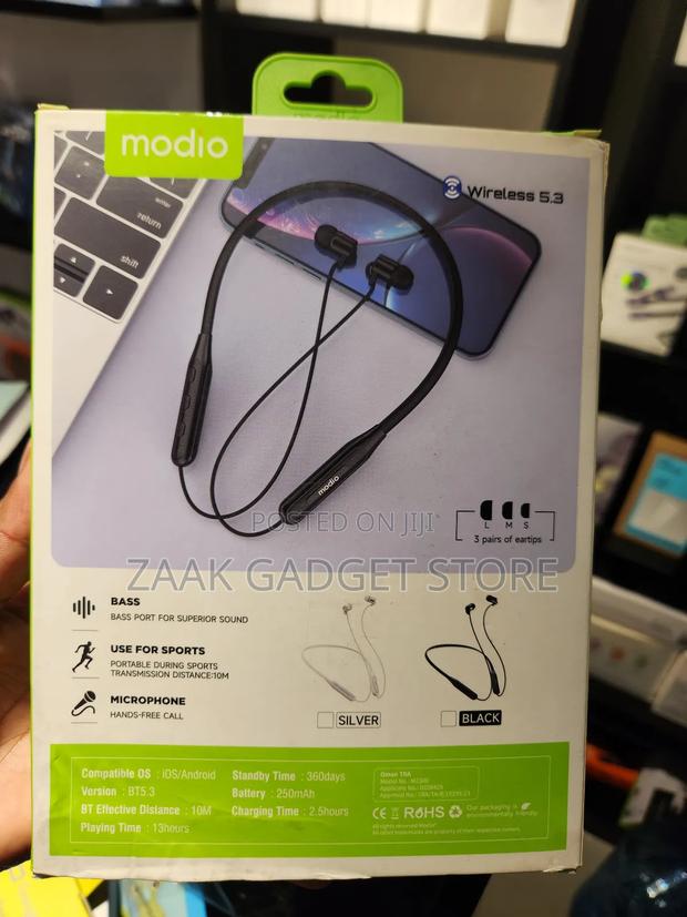 New Wireless Neckband With Arbitrary Curved Design-Mz300 - thumbnail 2