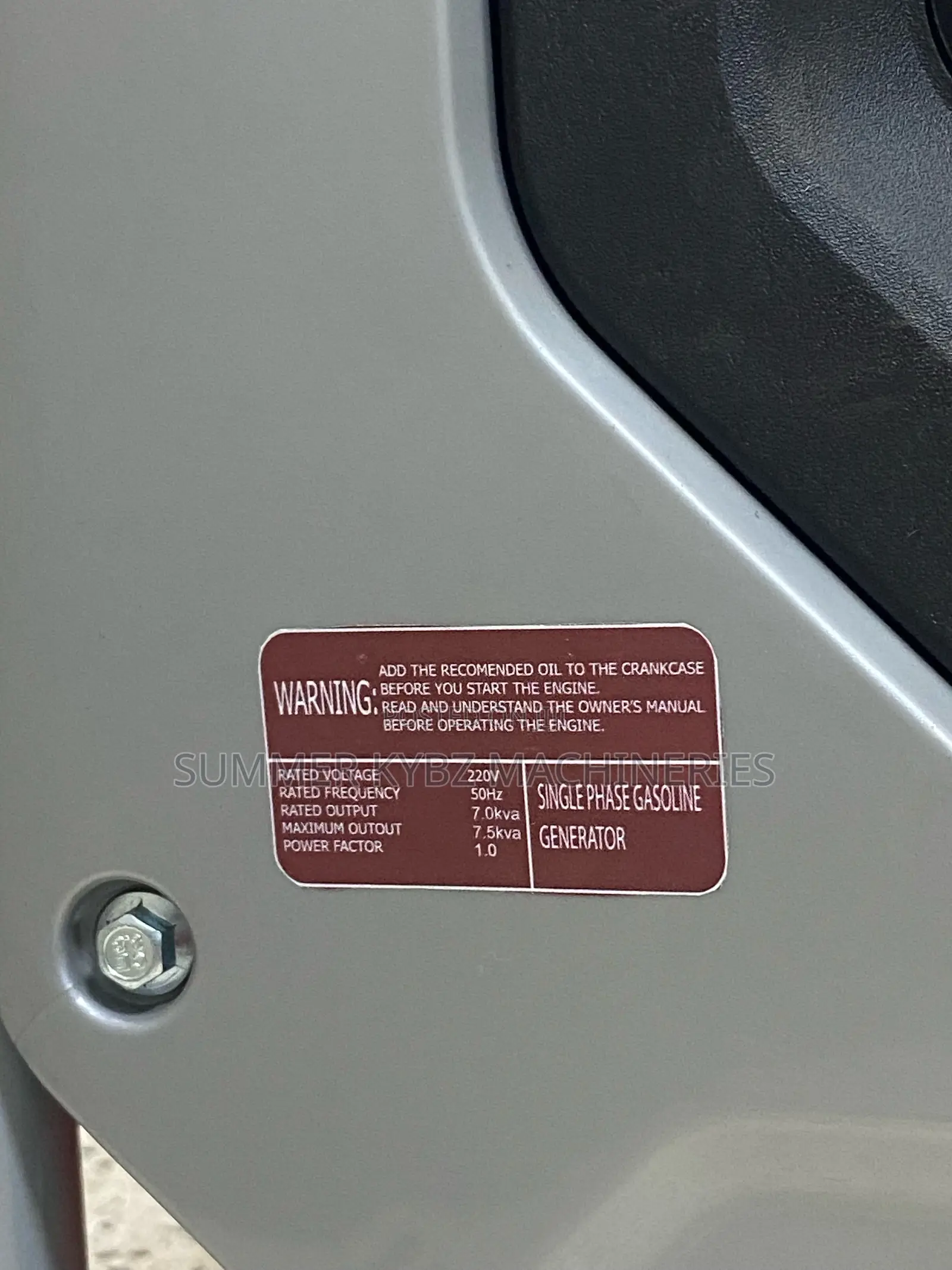 10kva Honda Generator Keystart Ep 7500