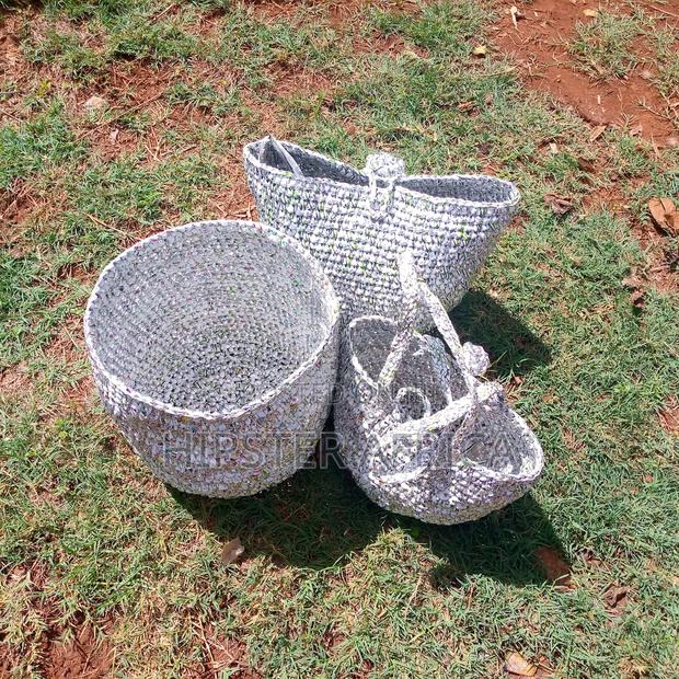 Silver Color Luxury Baskets - thumbnail 3