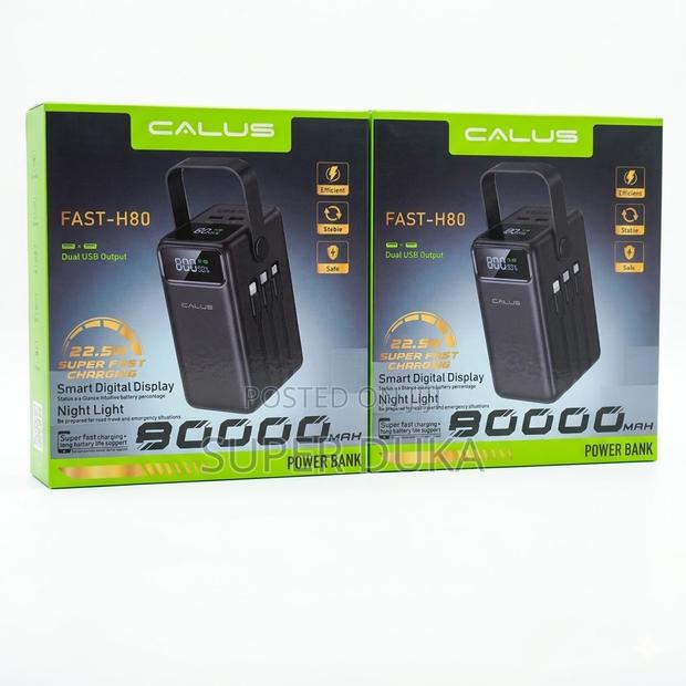 Calus Fast-H80 80000mah Power Bank - 22.5w Fast Charge Led Display