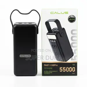 Calus Fast-H55pro 55000mah Power Bank - 22.5w Fast Charge Led Light