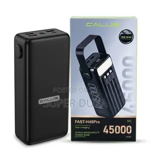 Calus Fast-H45pro 45000mah Power Bank - 22.5w Fast Charge Led Light