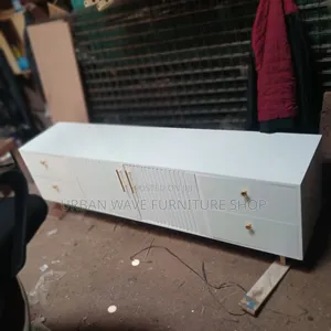 6feet White Tv Cabinet