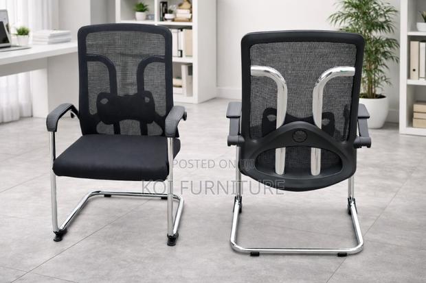 Office Chair : Mesh Office Guest Chair With Arms