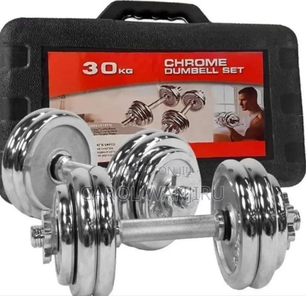 New 30kg Chrome Dumbells/30kg Chrome Dumbells