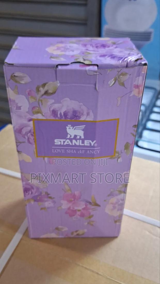 Floral Stanley Tumbler Cup Insulated Travel Mug