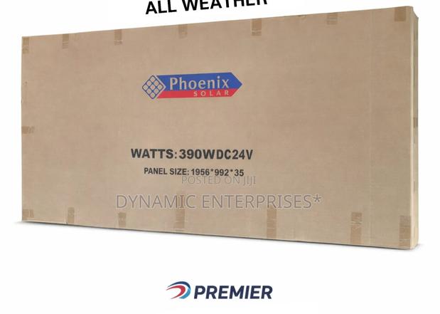 Phoenix 390w All-Weather Monocrystalline Solar Panel - main view