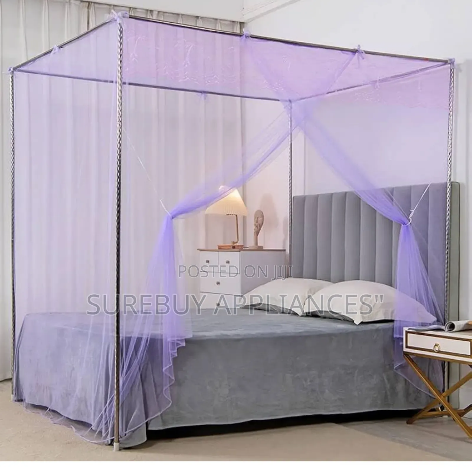 5x6 Four Pole Mosquito Net Canopy