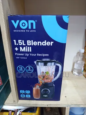 Quality Von 1.5l Blender +Mill/1.5l Blender + Mill