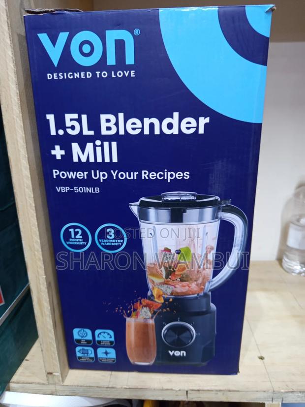 5.1l Von Blender+Mill/Von 7.5hp Blender
