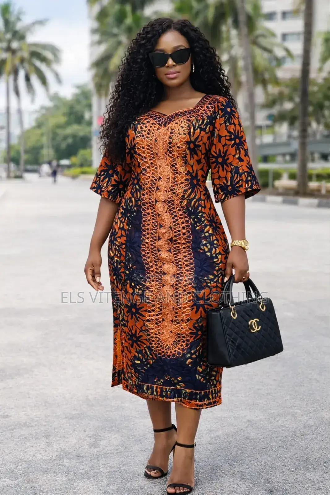 African Embroidered Long Dresses(Batik)