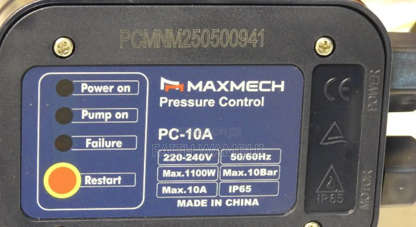 Maxmech Industrial Pump Control/Pump Control