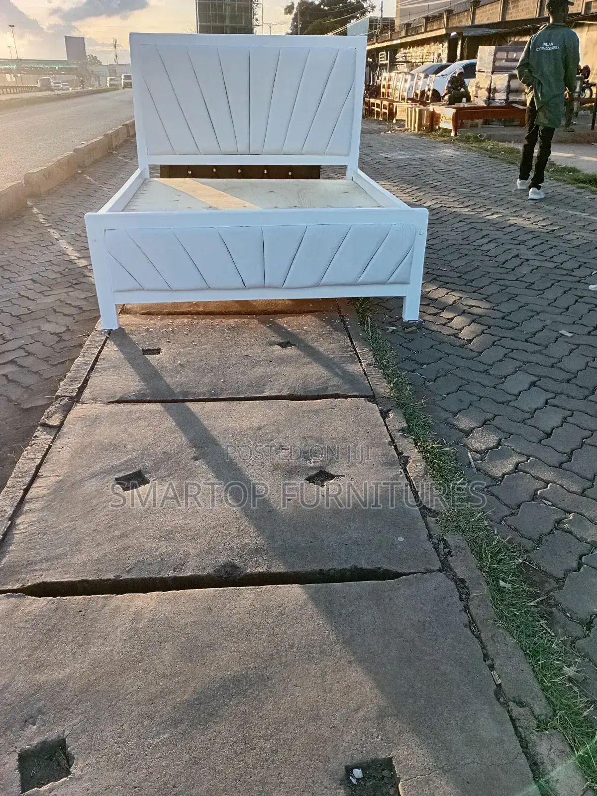 Stripped Chester Bed Available 4×6
