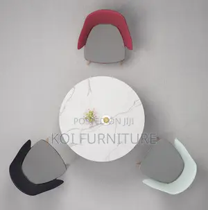 Dining Table : The Arctic White Round Home Dining Table