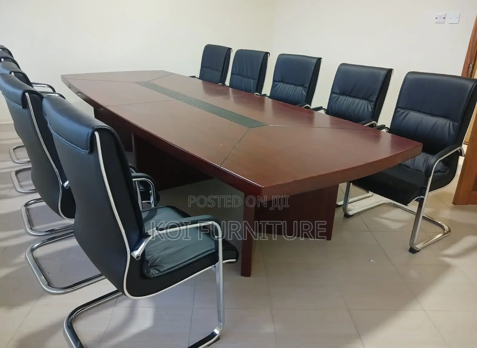 Office Table : 3000mm Office Boardroom Table