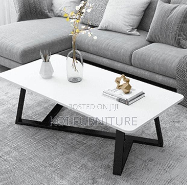 Home Table; Elegant Rectangular Center Table With Premium Finish