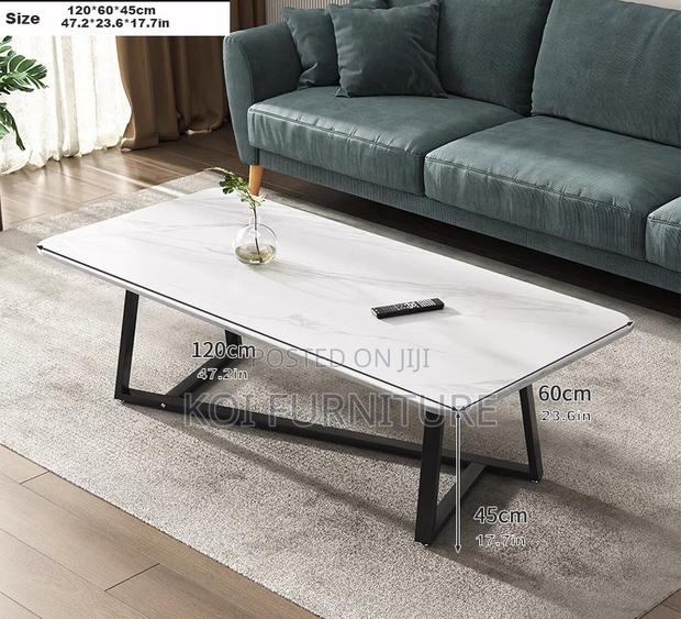 Home Table; Elegant Rectangular Center Table With Premium Finish - thumbnail 6