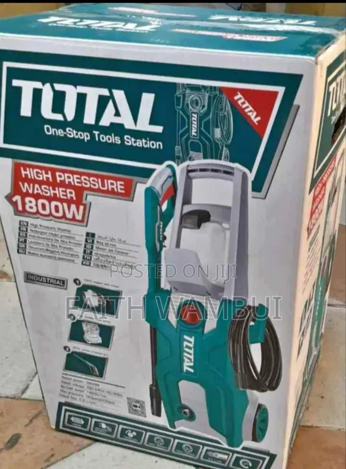 1800 Watts Total High Pressure Washer Machine