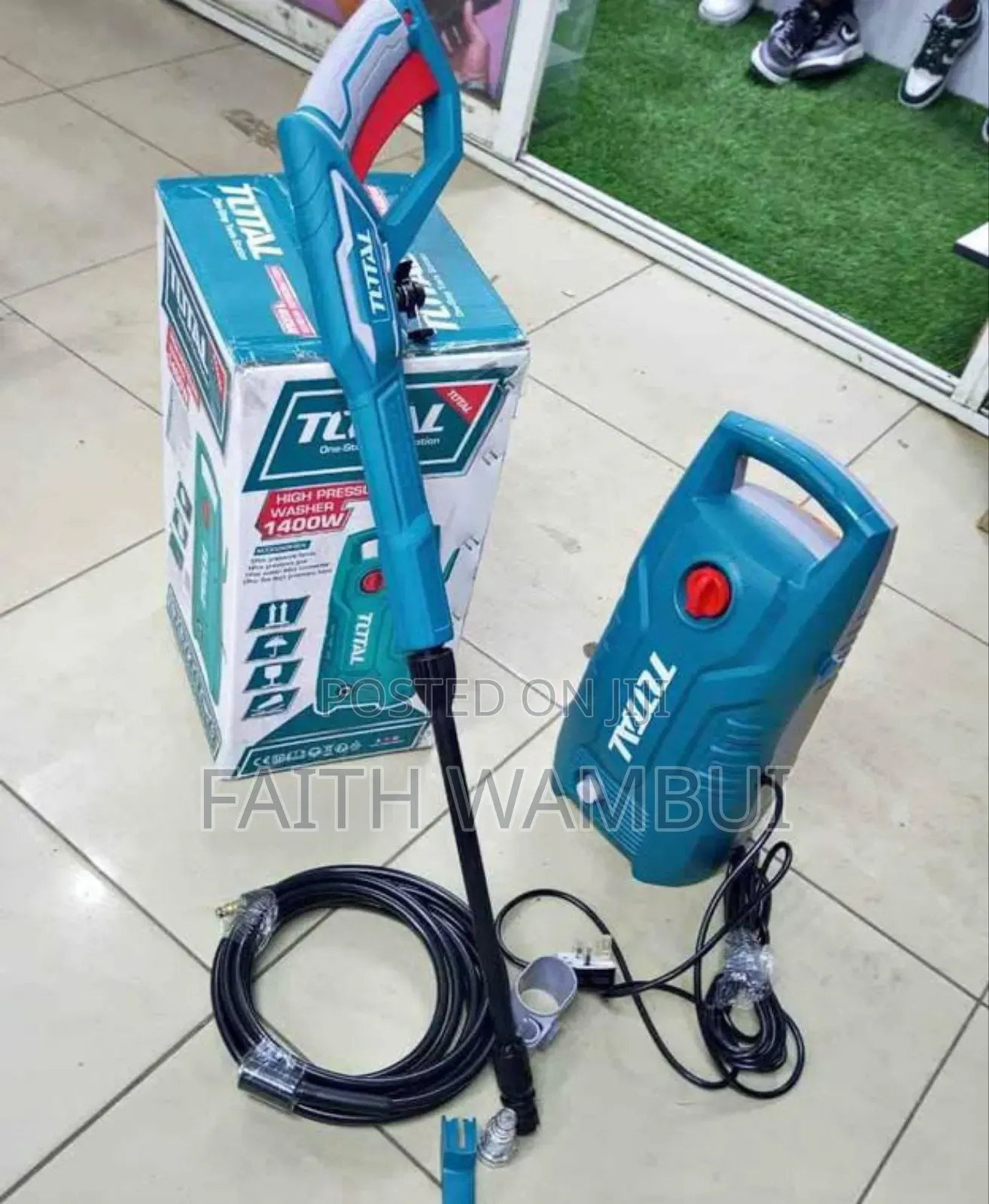 1400 Watts High Pressure Washer*Total Pressure Washer