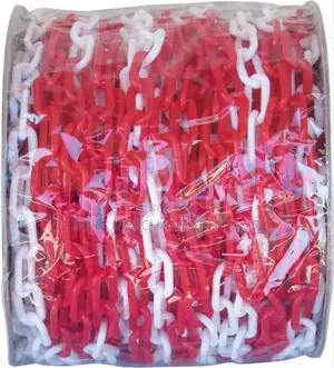 Red & White Roadway Safety Chain
