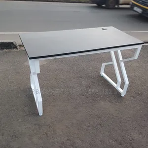 Metallic Stands With Gray  Top