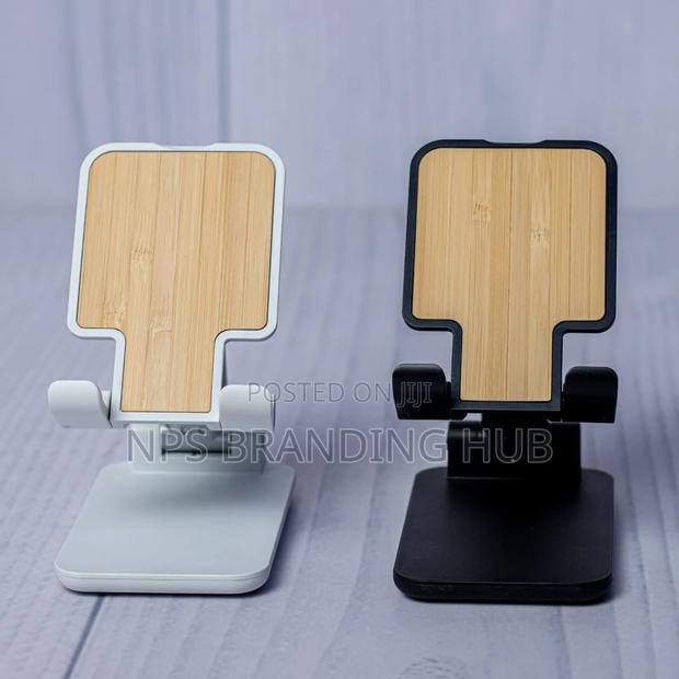 Bamboo Phone Holder Hub