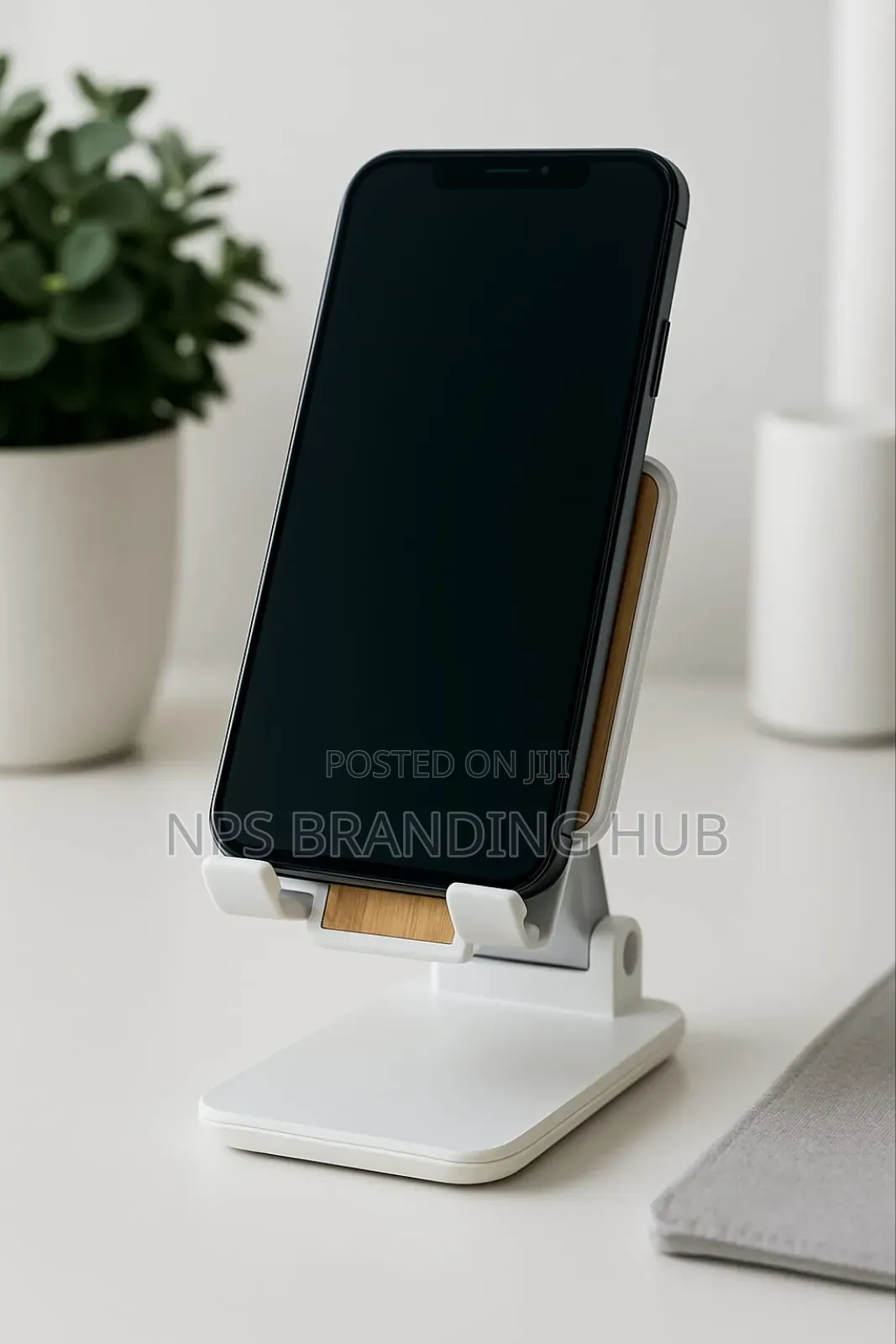 Bamboo Phone Holder Hub