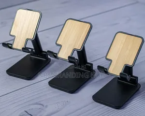 Bamboo Phone Holder Hub