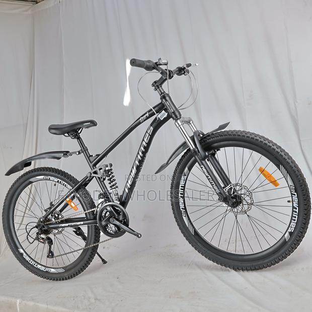 Newtimes Spark 26 Dual Suspension Mountain Bike - Black