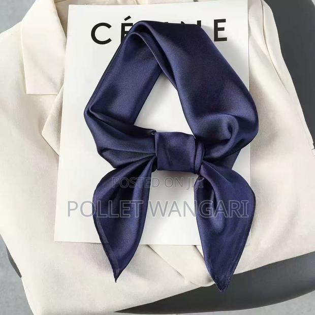 Plain Small Silk Scarfs - main view