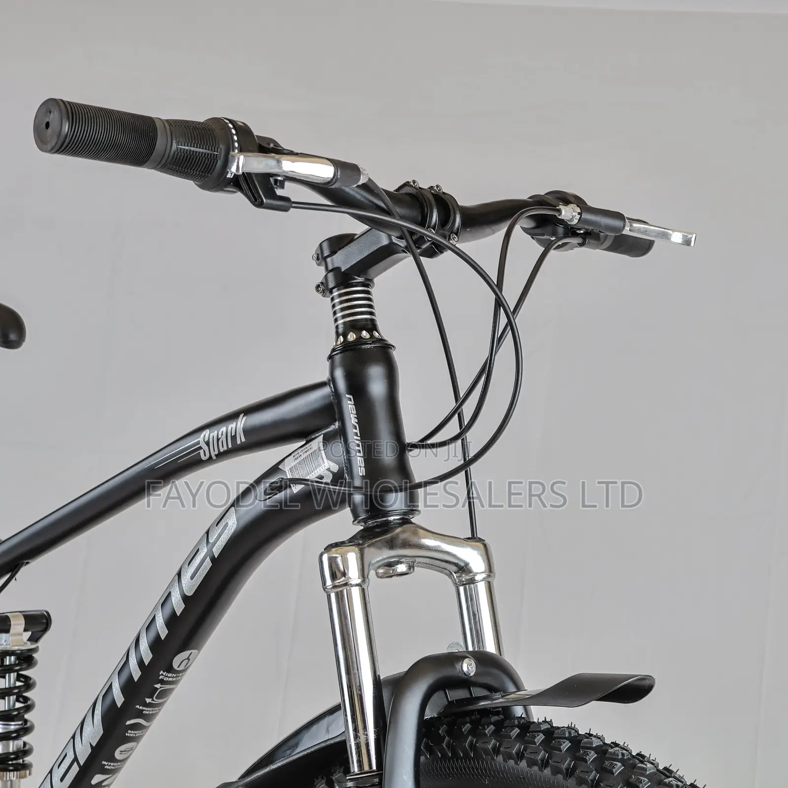 Durable Newtimes Spark MTB - Size 26-Inch Commuting Bicycle Bike