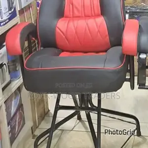 Metallic Barber Chair