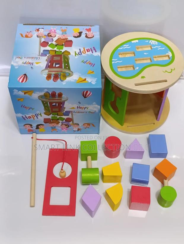 Wooden Blocks and Shapes.