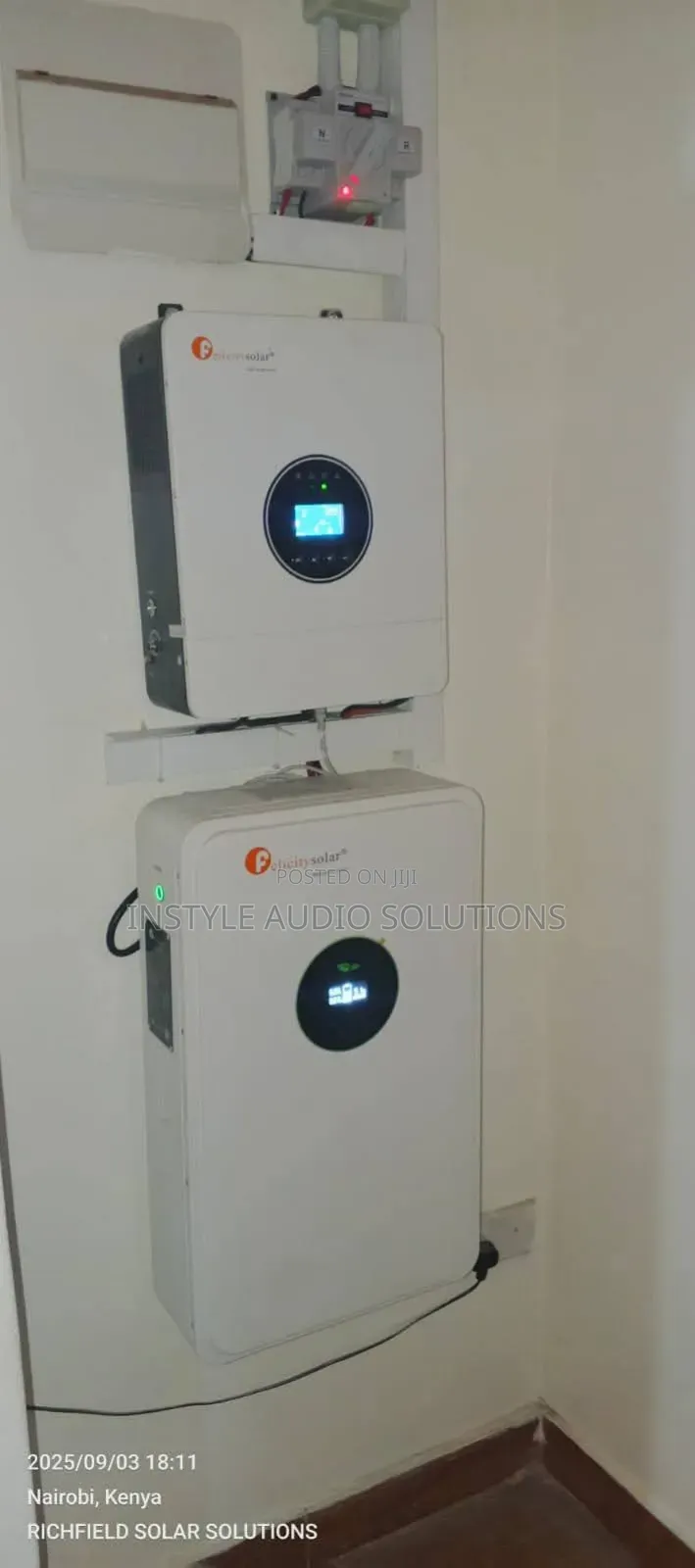 3kw Offgrid Solar Kit - 2.56kwh Lithium Battery - (4)470w Solar Kit