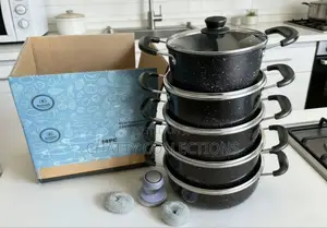 Smart Raha 10 Piece Granite Nonstick Cookware Set