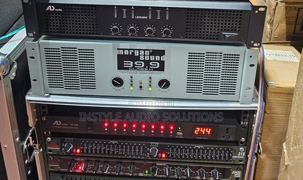 Original Morgan Sound 39.9 Class H Powered Amplifier Channels Output - thumbnail 2
