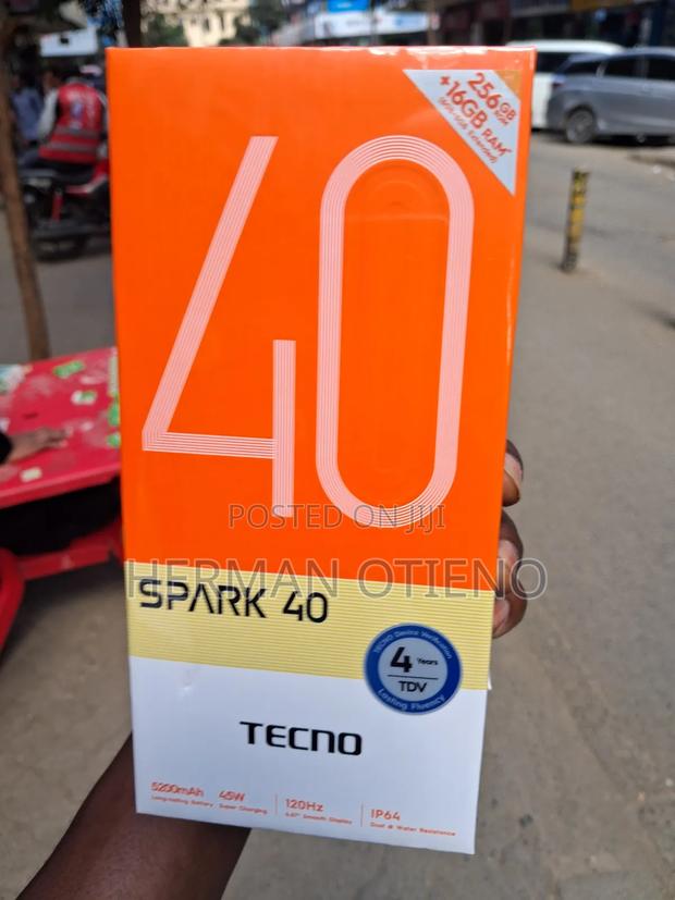 New Tecno Spark 40 256 GB Black
