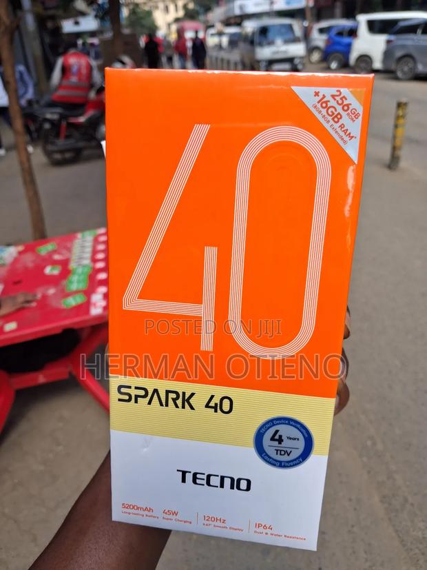 New Tecno Spark 40 256 GB Black - thumbnail 2