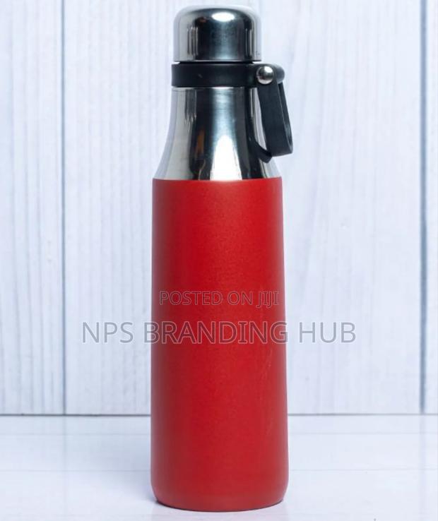 Arrow Design Steel Flask. Hub - thumbnail 4