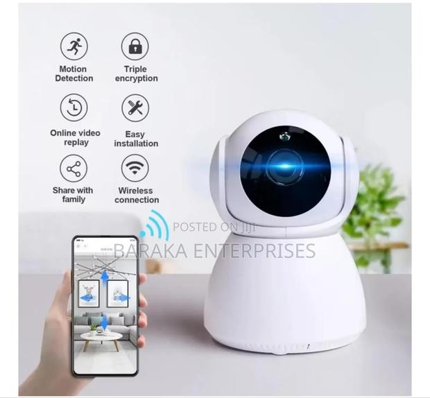 Q7s Smart Wifi Camera V380 Two-Way Audio Mic - thumbnail 3